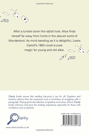 Alice's Adventures in Wonderland by Lewis Carroll